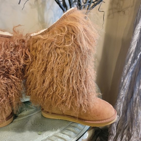 Australia Luxe Collective Huns Boot Mongolian Sheep Hair Sheep in Size 8. #399 - Picture 15 of 17